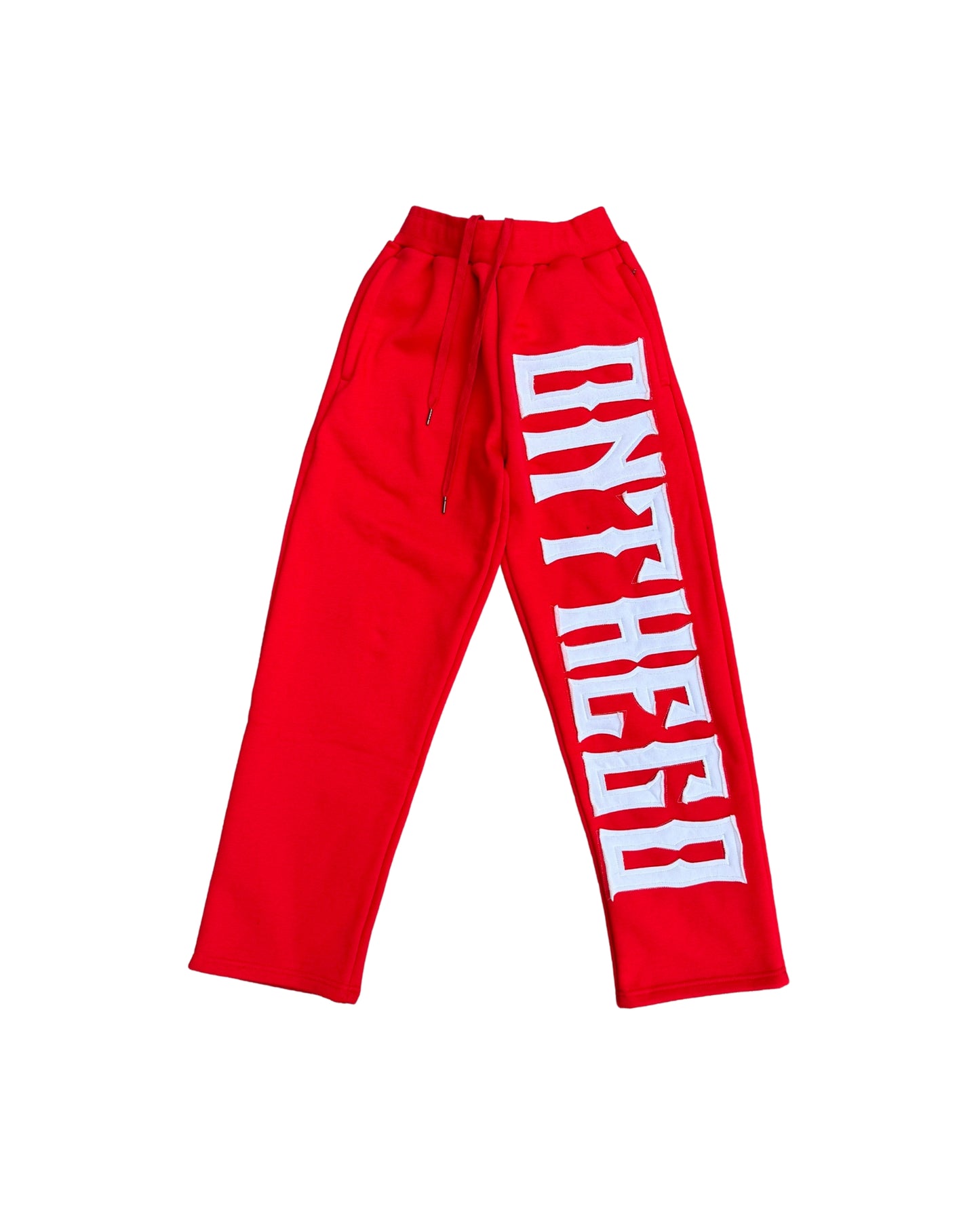RED LOGO SWEATPANTS