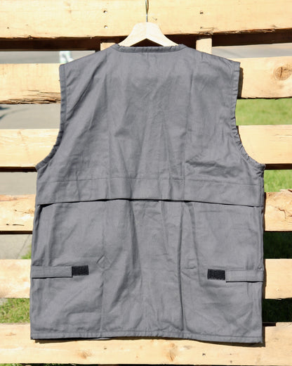 Lightweight Denim Vest in Grey (Pre-order)