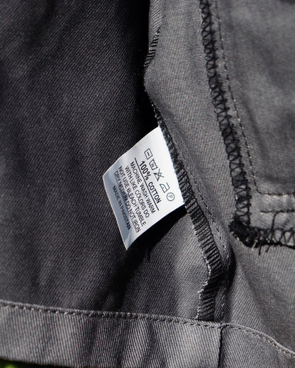 Long-Sleeves Lightweight Denim Double Zipper Shirt (Pre-order)
