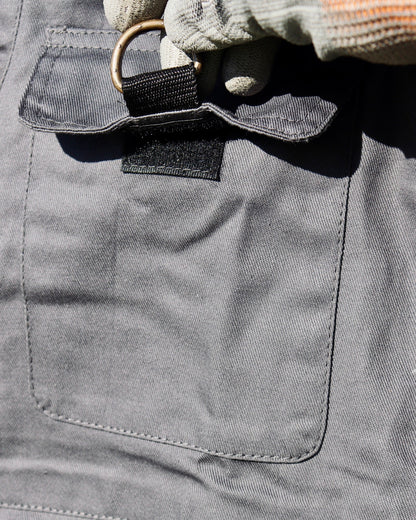 Lightweight Denim Vest in Grey (Pre-order)