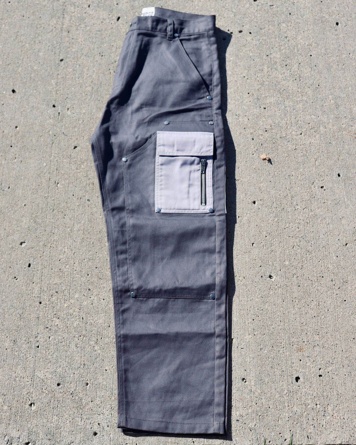 Lightweight Denim Pants in Silver Grey (Pre-order)