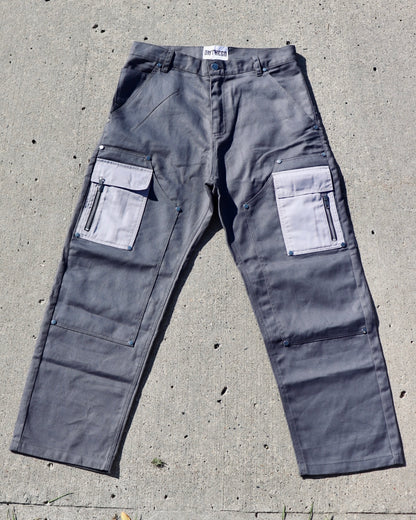 Lightweight Denim Pants in Silver Grey (Pre-order)