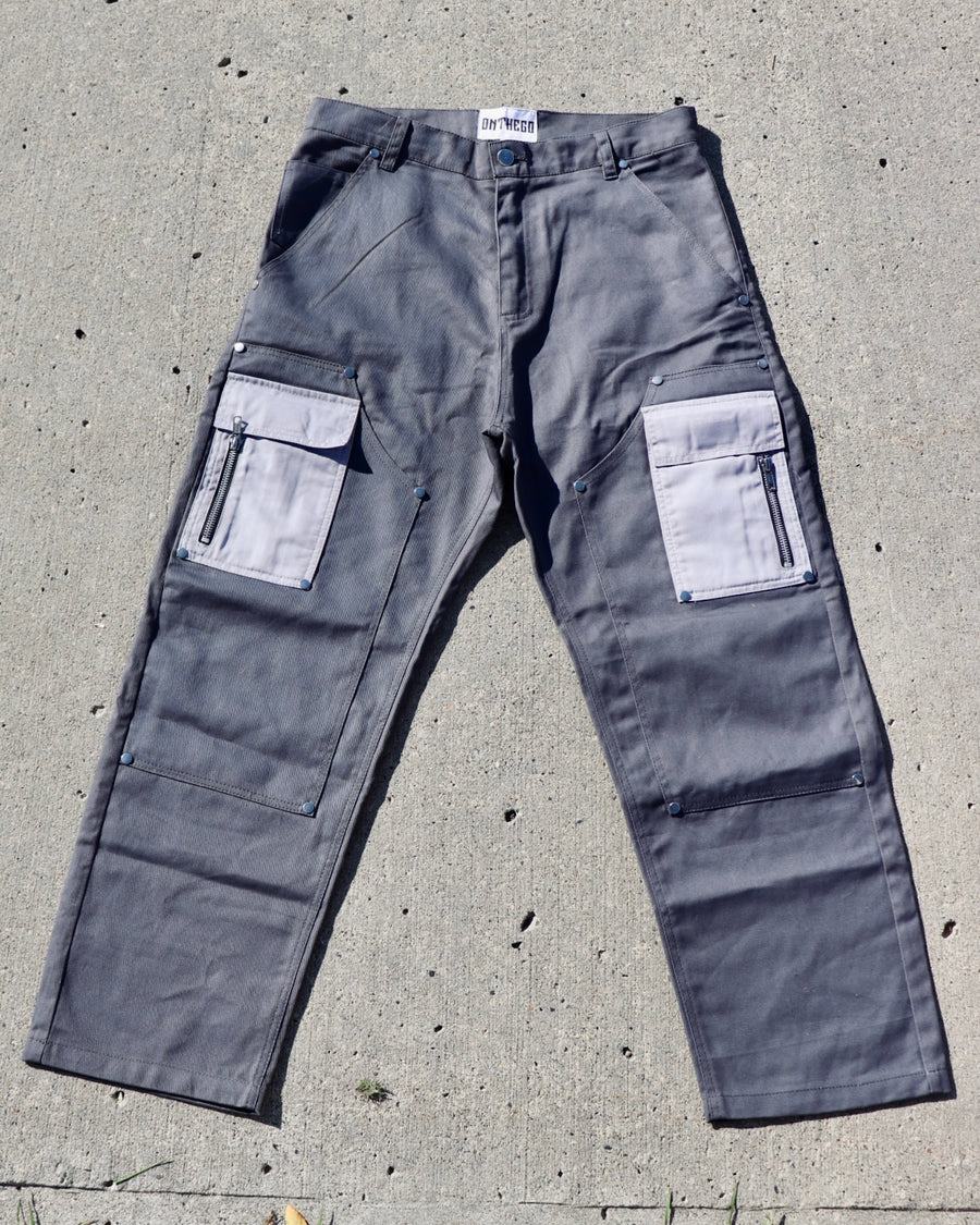 Lightweight Denim Pants in Silver Grey (Pre-order)