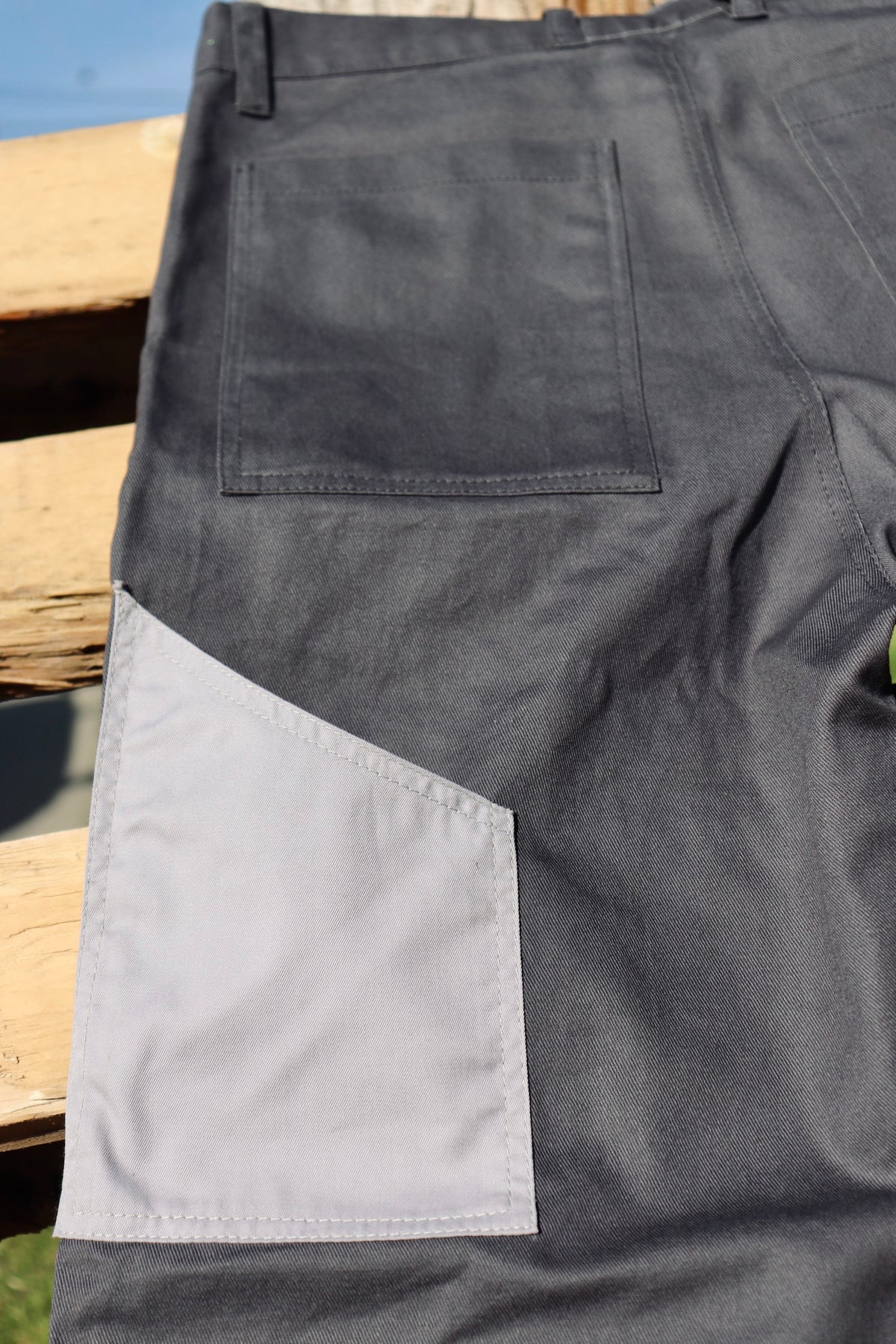 Lightweight Denim Pants in Silver Grey (Pre-order)