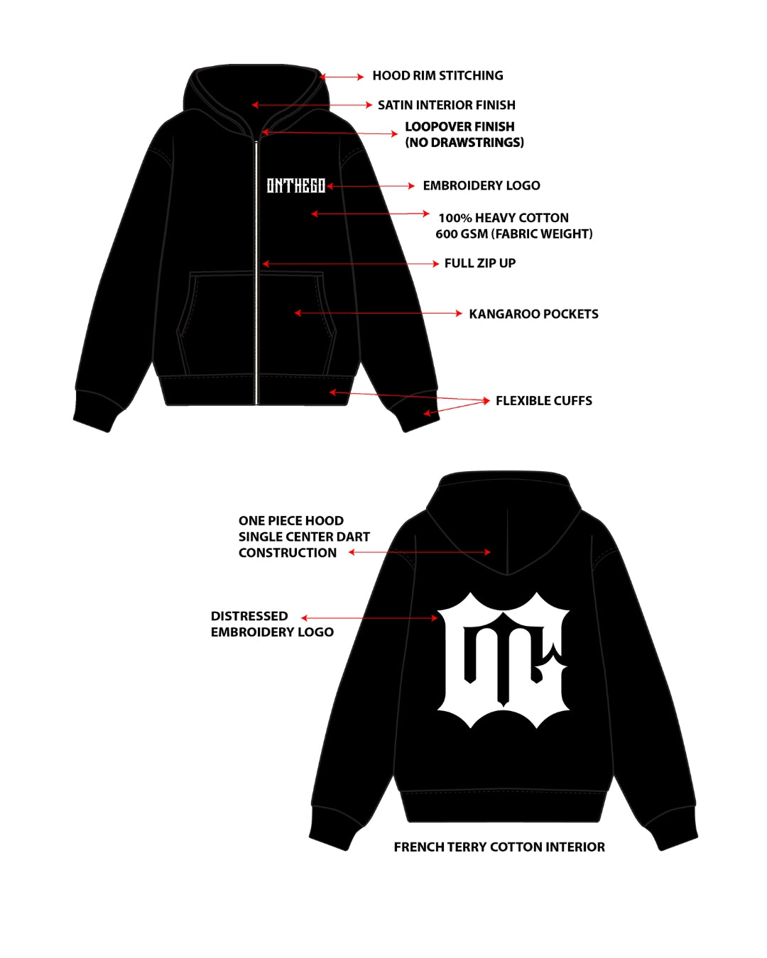 PREMIUM ZIP-UP STYLE HOODIE