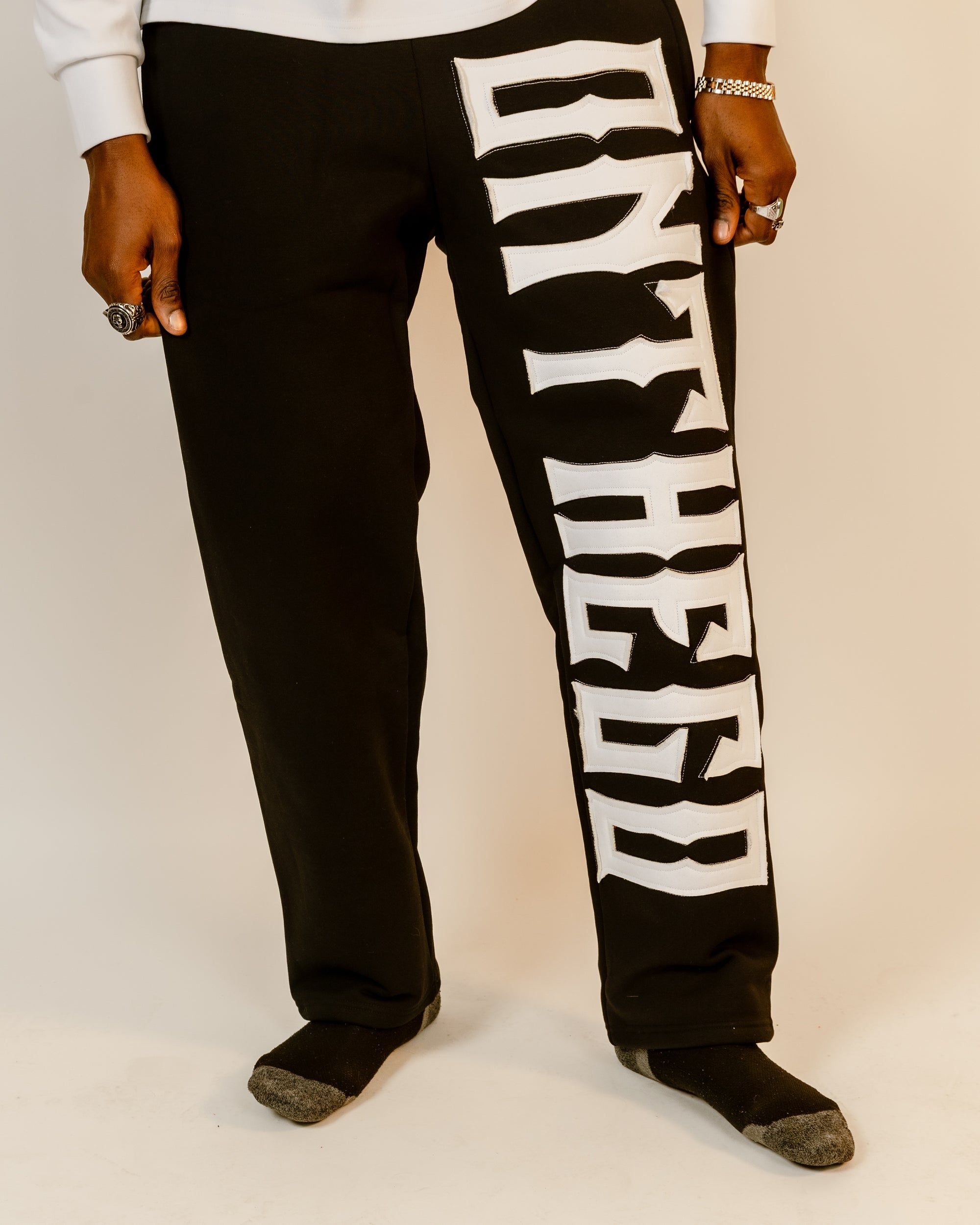 HEAVY COTTON LOGO SWEATPANTS [B]