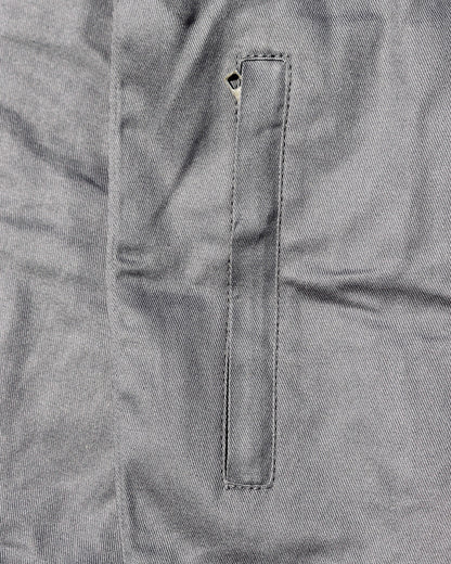 Long-Sleeves Lightweight Denim Double Zipper Shirt (Pre-order)