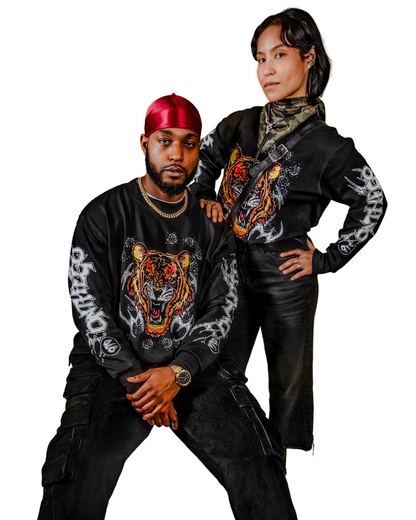 Heavy Cotton Long-sleeve (Black)