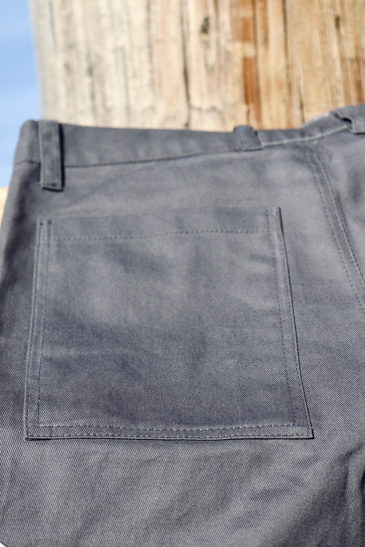Lightweight Denim Pants in Silver Grey (Pre-order)