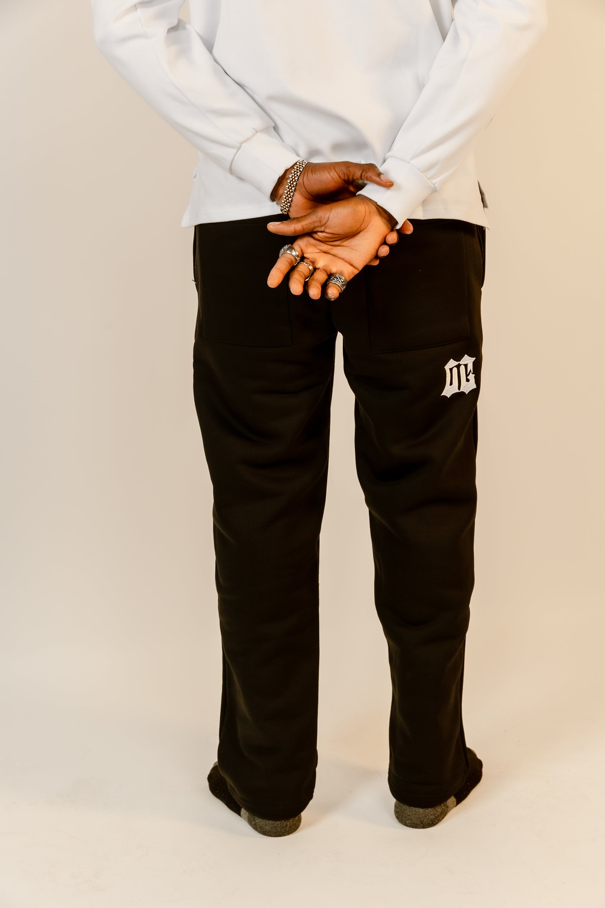 HEAVY COTTON LOGO SWEATPANTS [B]
