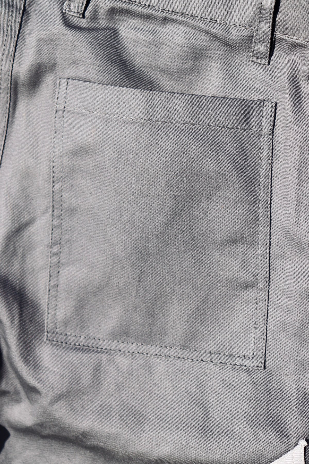 Lightweight Denim Pants in Silver Grey (Pre-order)