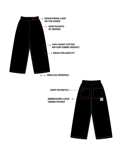 MINIMALIST SWEATPANTS (BLK)