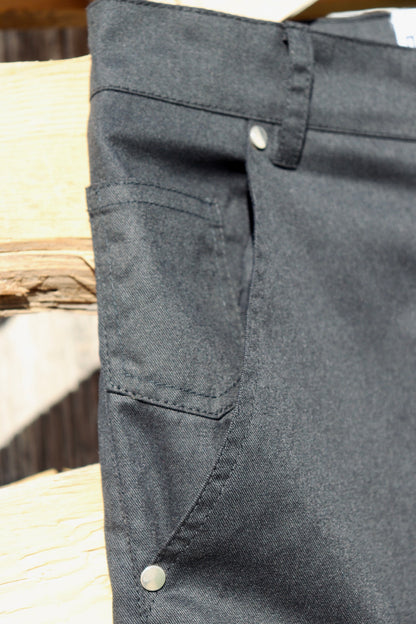 Lightweight Denim Pants in Black (Pre-order)