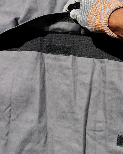 Lightweight Denim Vest in Grey (Pre-order)