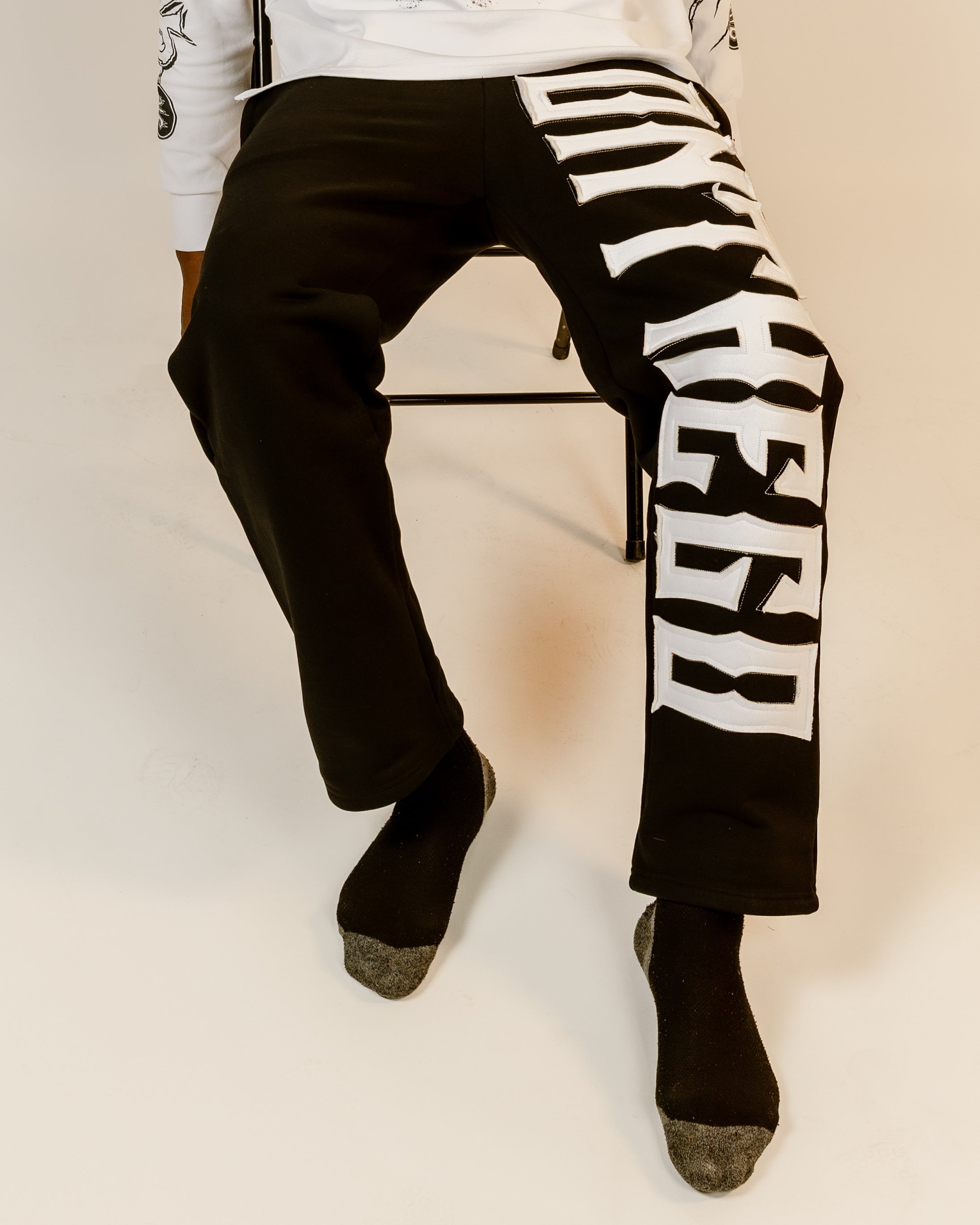 HEAVY COTTON LOGO SWEATPANTS [B]