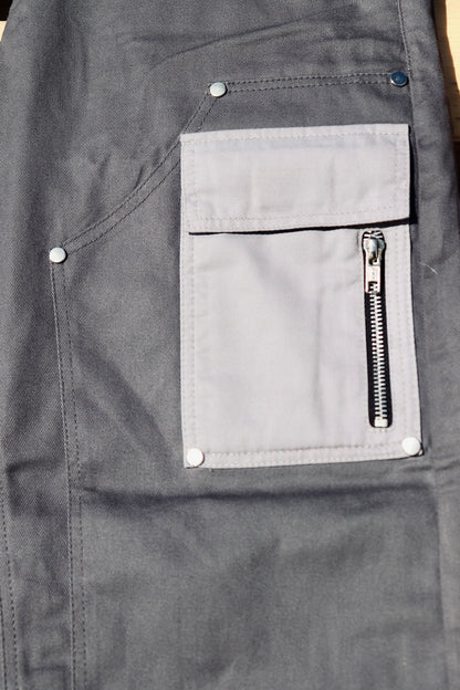 Lightweight Denim Pants in Silver Grey (Pre-order)