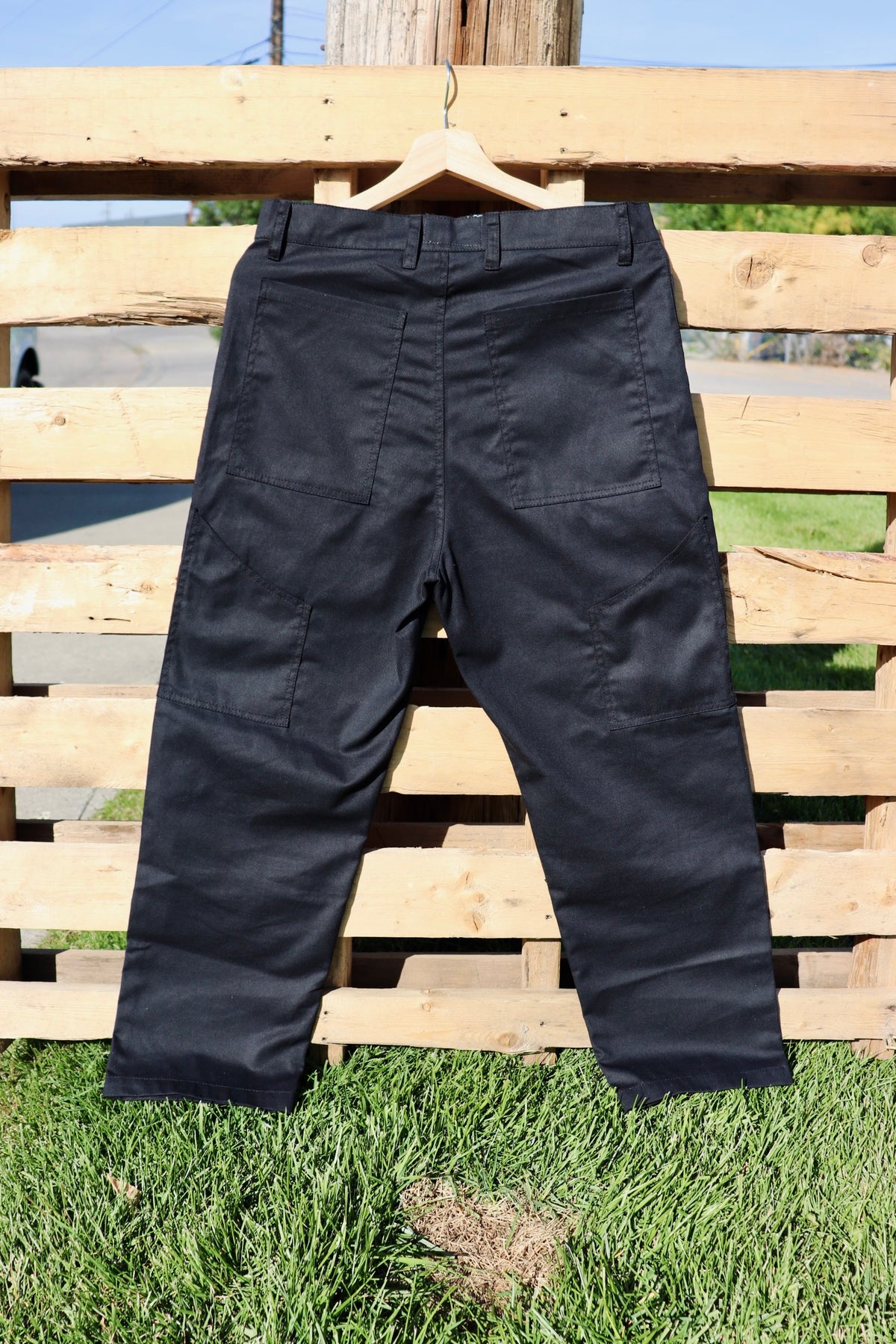 Lightweight Denim Pants in Black (Pre-order)