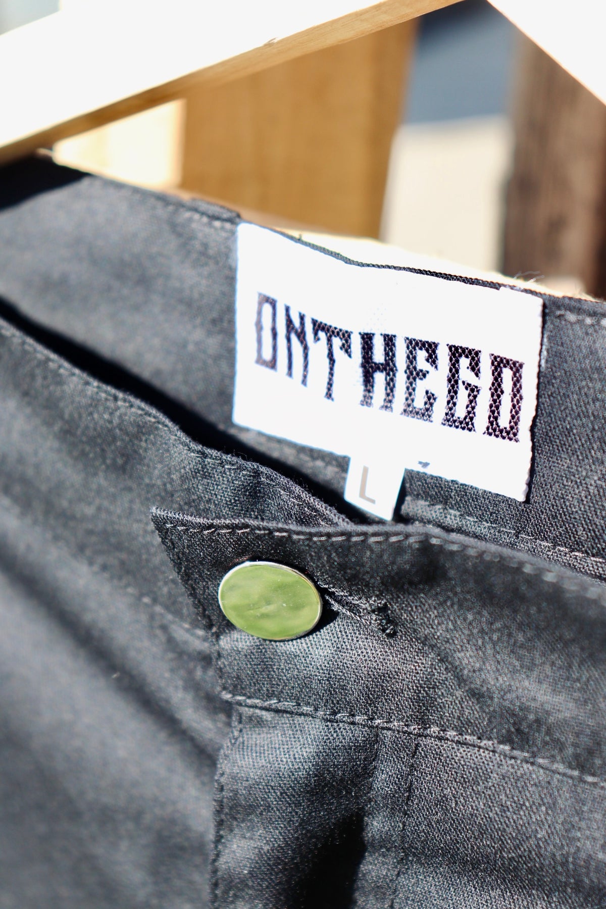 Lightweight Denim Pants in Black (Pre-order)