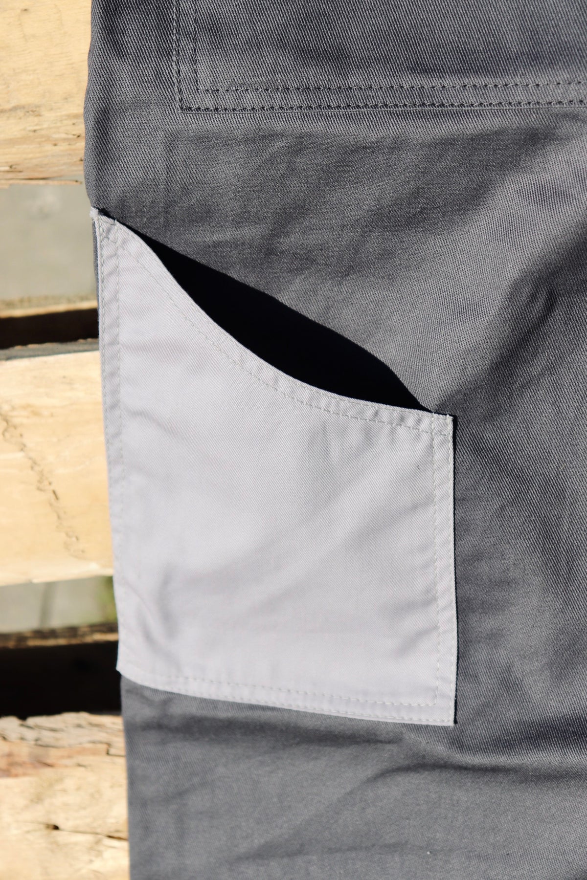 Lightweight Denim Pants in Silver Grey (Pre-order)