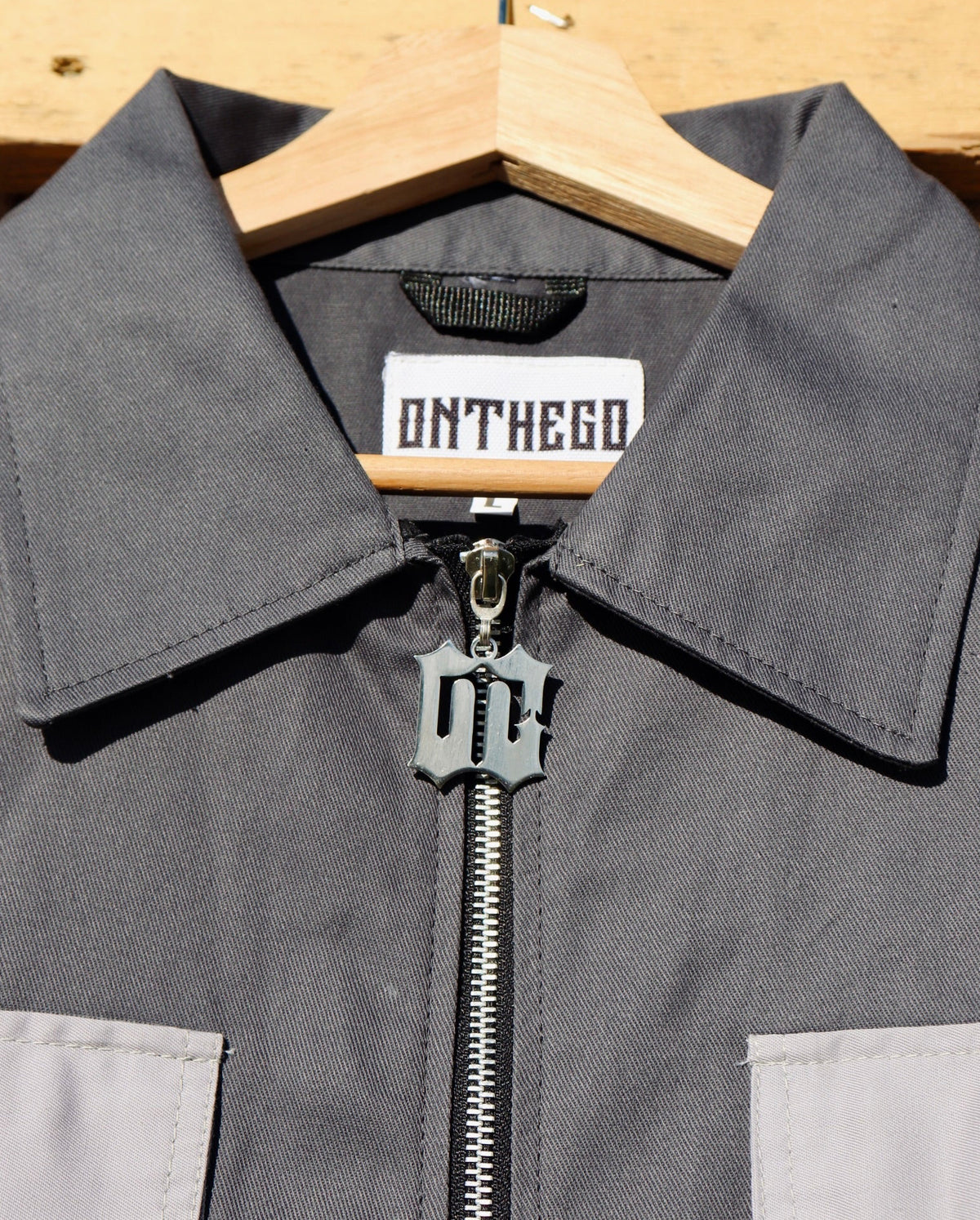 Long-Sleeves Lightweight Denim Double Zipper Shirt (Pre-order)