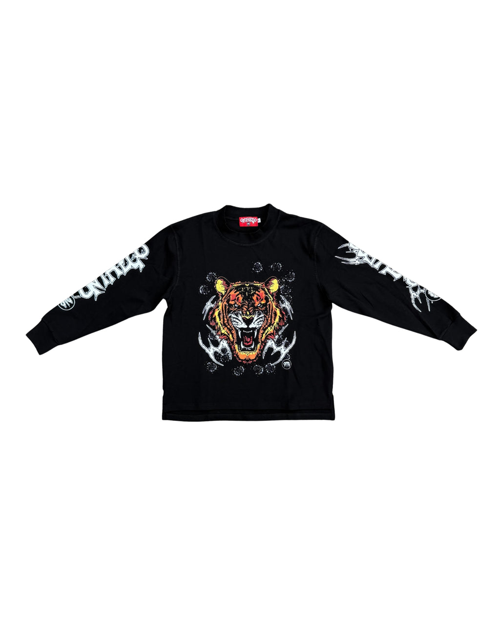 HEAVY COTTON BLACK LONG-SLEEVE