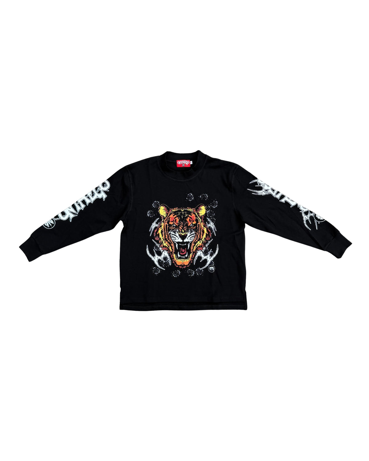 HEAVY COTTON BLACK LONG-SLEEVE