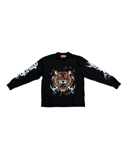 Heavy Cotton Black Long-sleeve