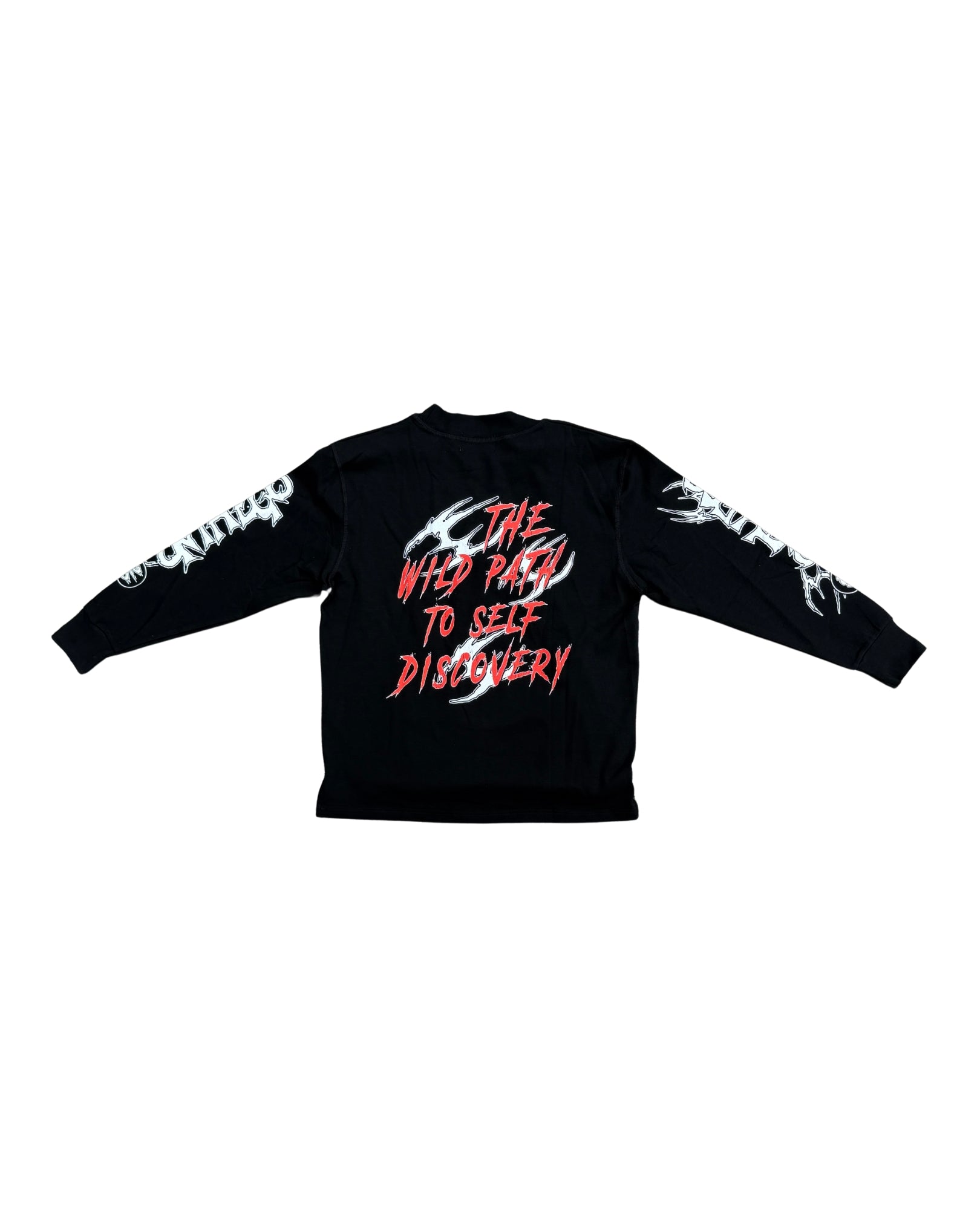 HEAVY COTTON BLACK LONG-SLEEVE