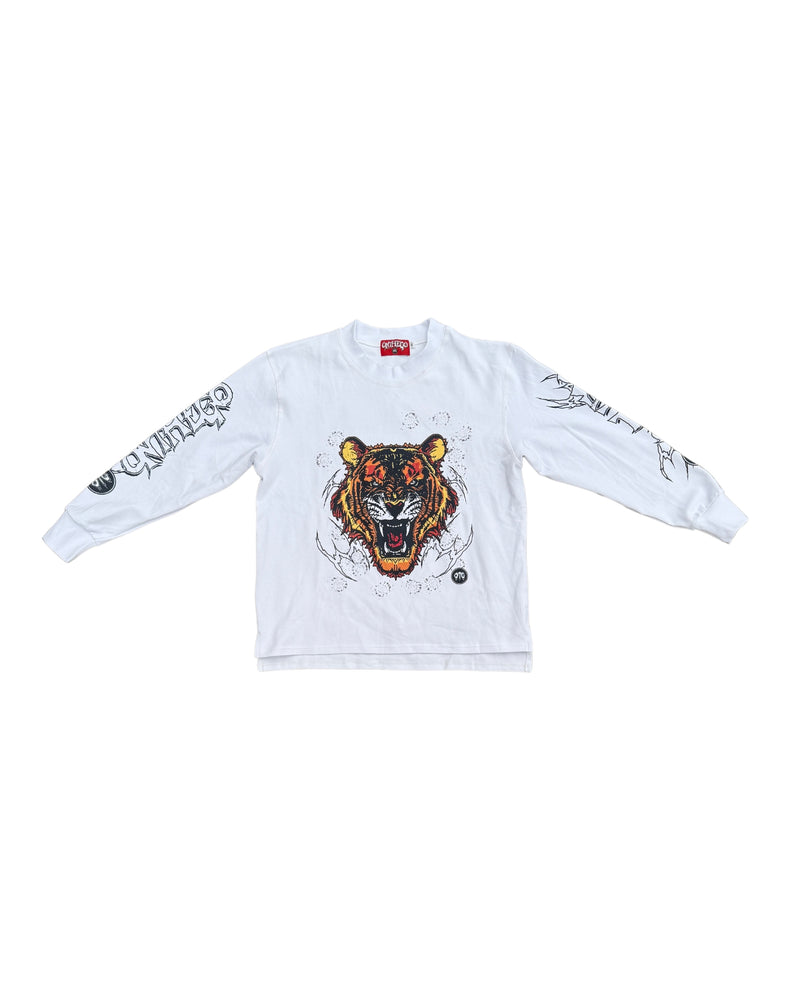 Heavy Cotton Long-sleeves in White Colour