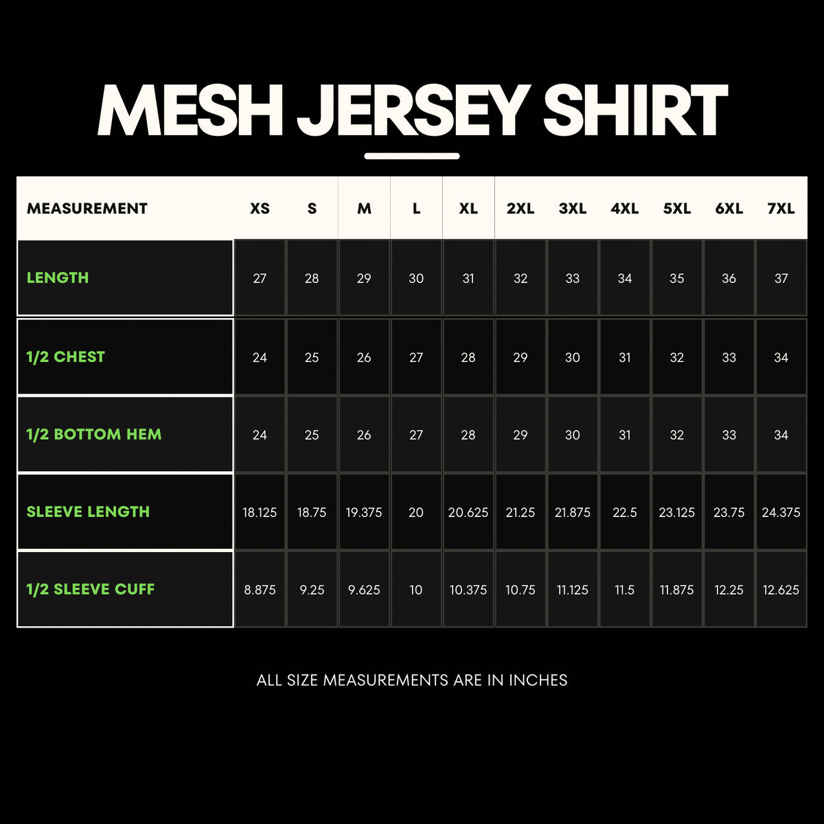 Mesh Jersey Shirt in Green (Pre-order)