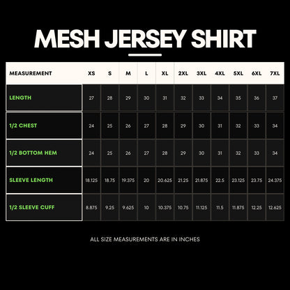 Mesh Jersey Shirt in Green (Pre-order)