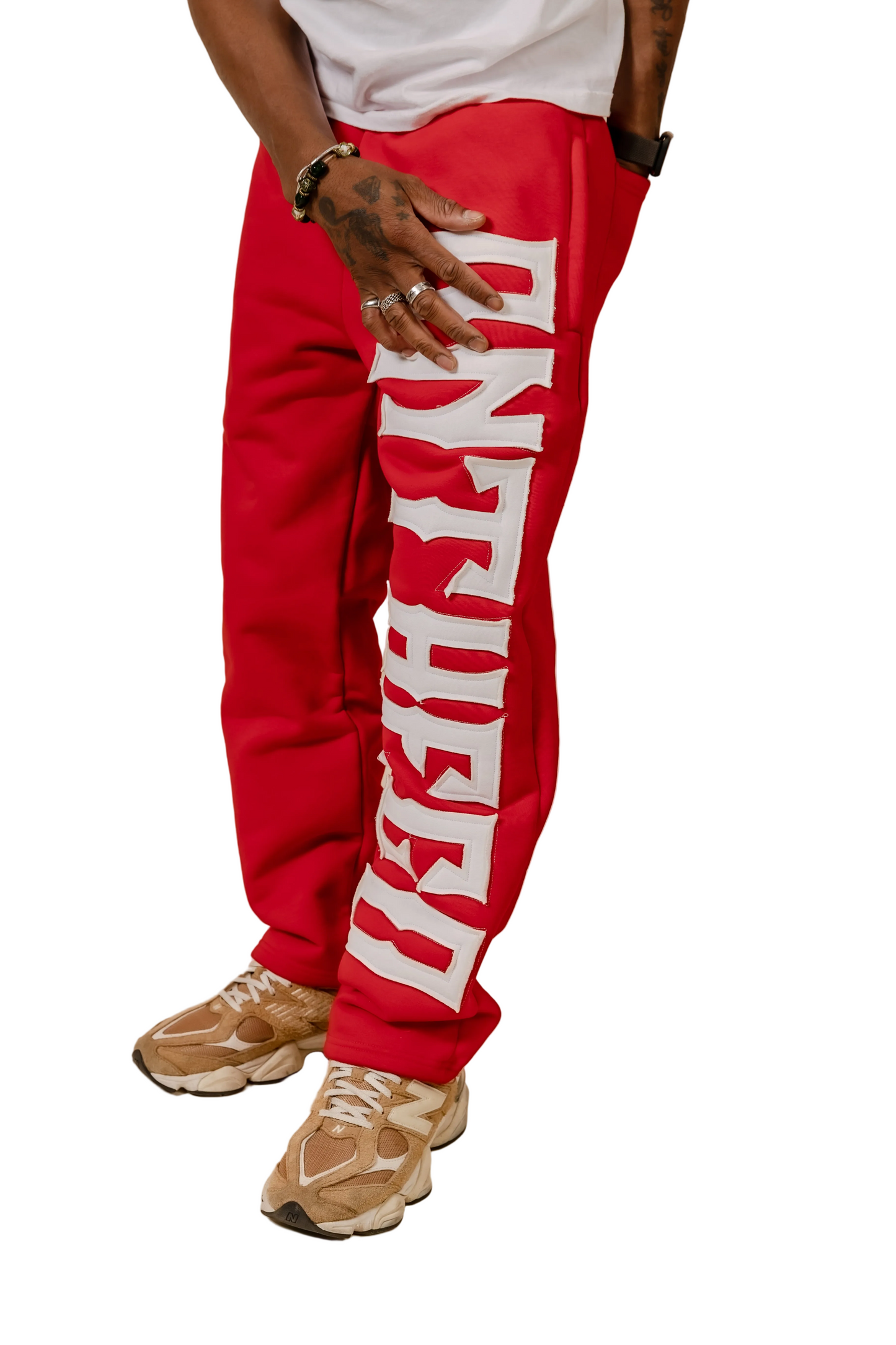 Heavy Cotton Sweatpants [Red]