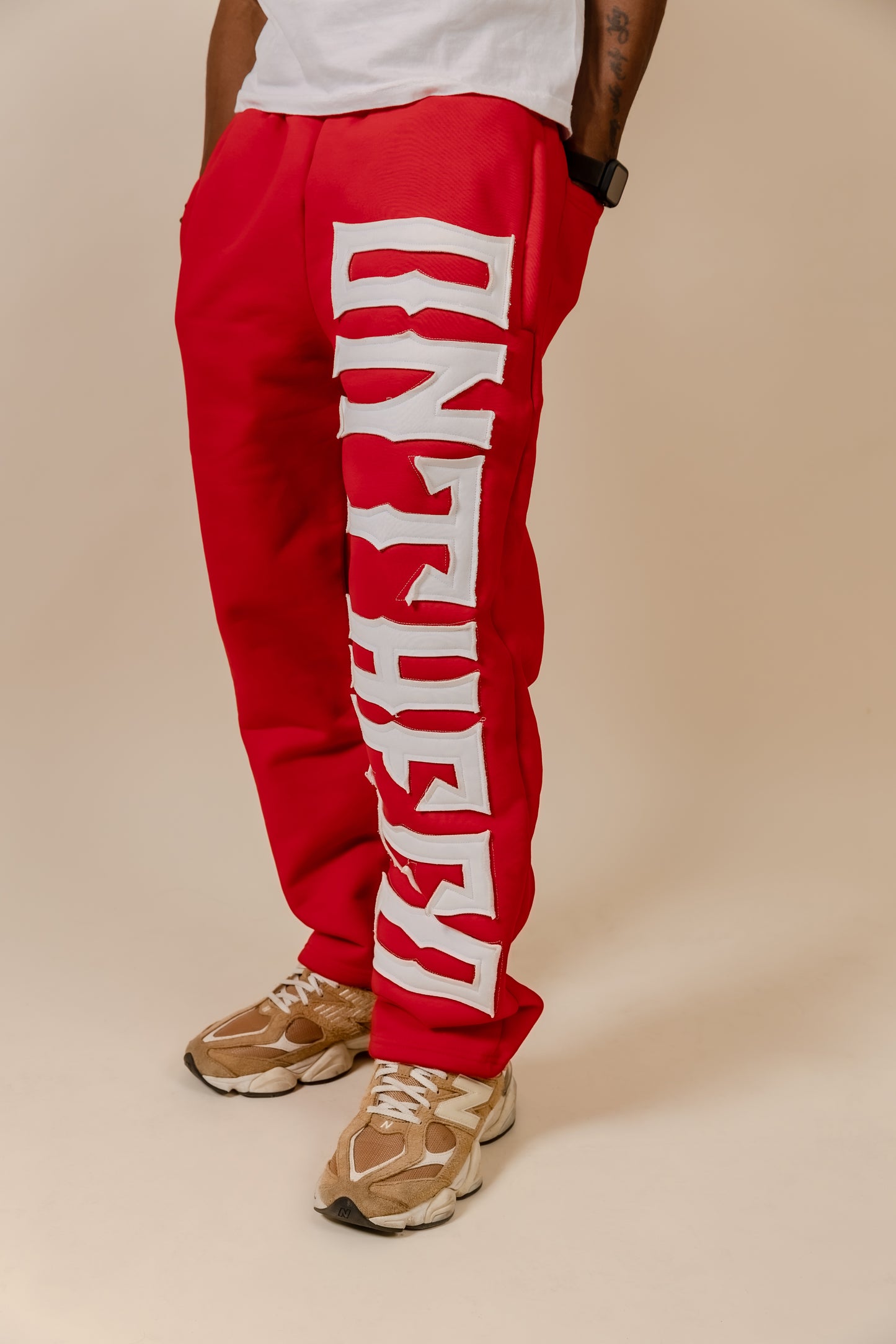 Heavy Cotton Sweatpants [Red]