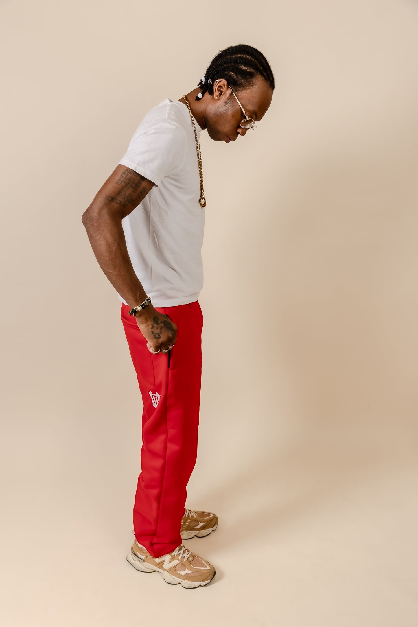 Blank Sweatpants (Red)