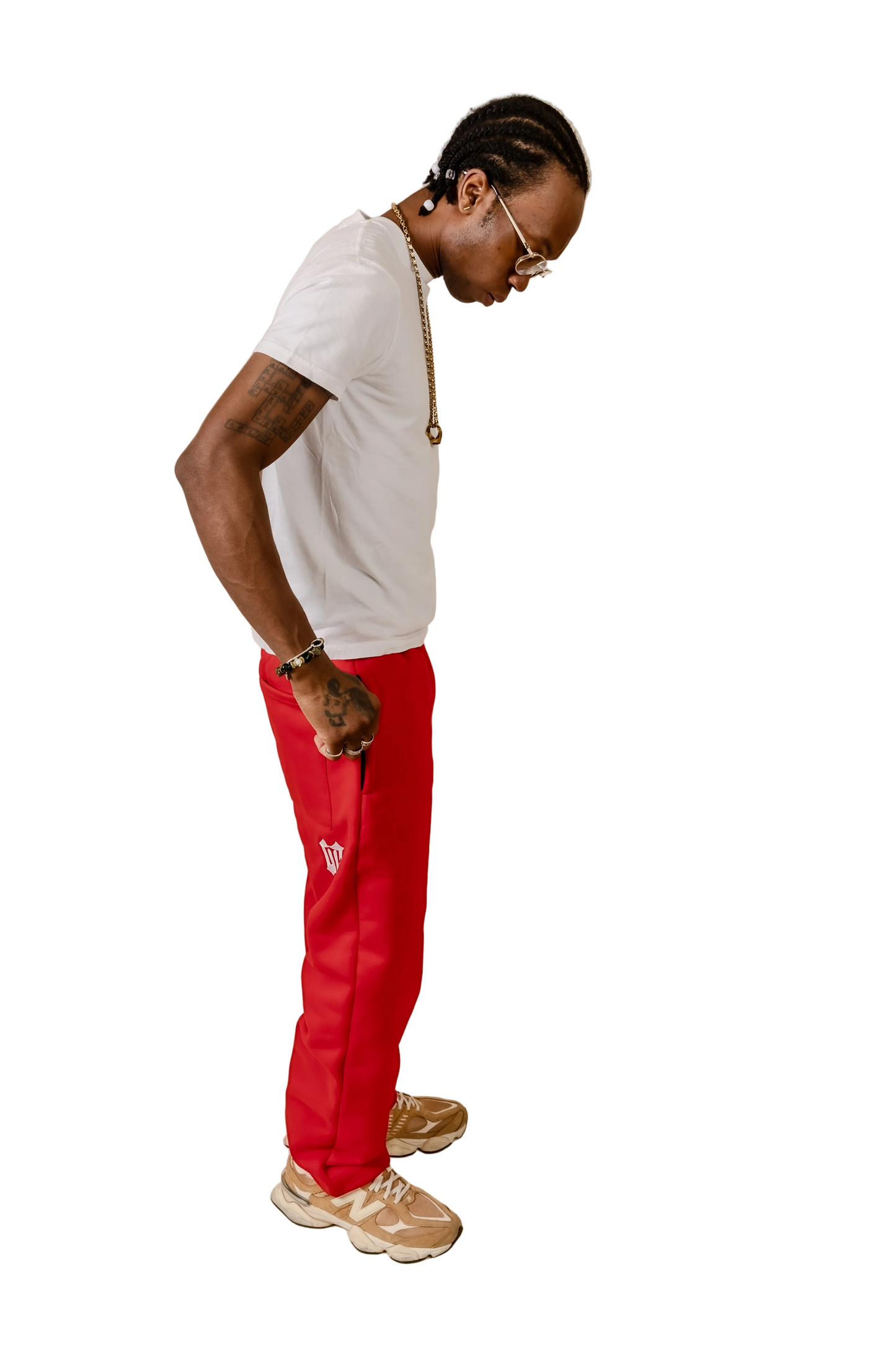 Blank Sweatpants (Red)